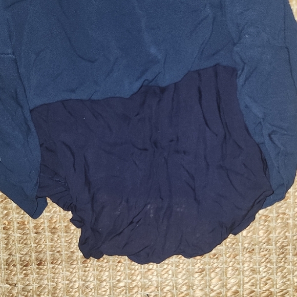 Altar'd State Blue and White Maxi Dress with Flutter Sleeves - Picture 8 of 9